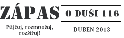 Zápas o duši č. 116